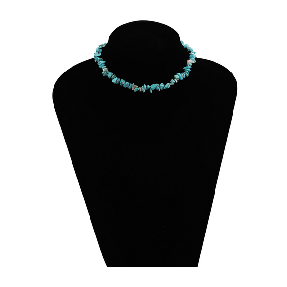 Handmade Irregular Turquoise Necklace